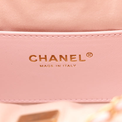 Chanel Caviar Quilted Mini Chanel 25 Handbag Light Pink 6 of 11