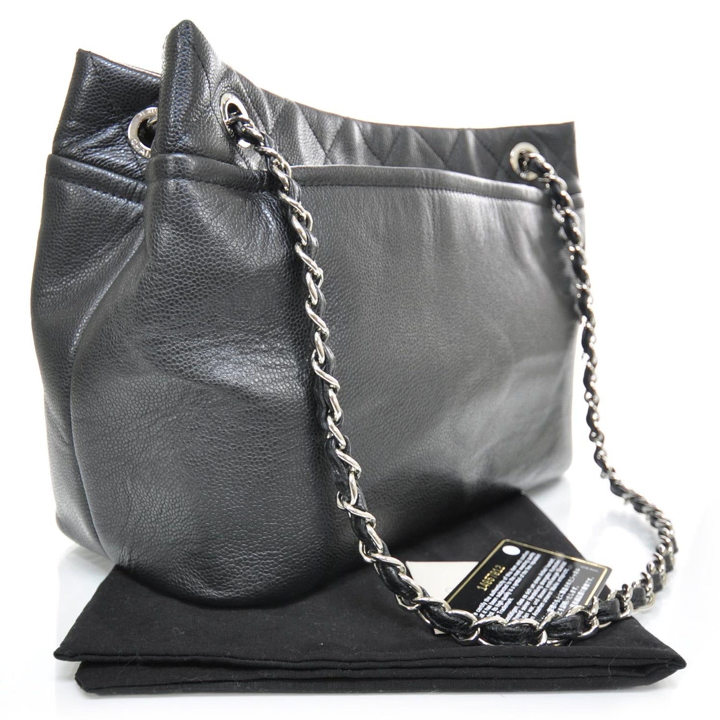 Caviar Large Tote Black