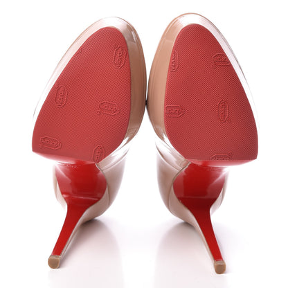 Christian Louboutin Patent Bianca 140 Pumps 40.5 Nude 5 of 11