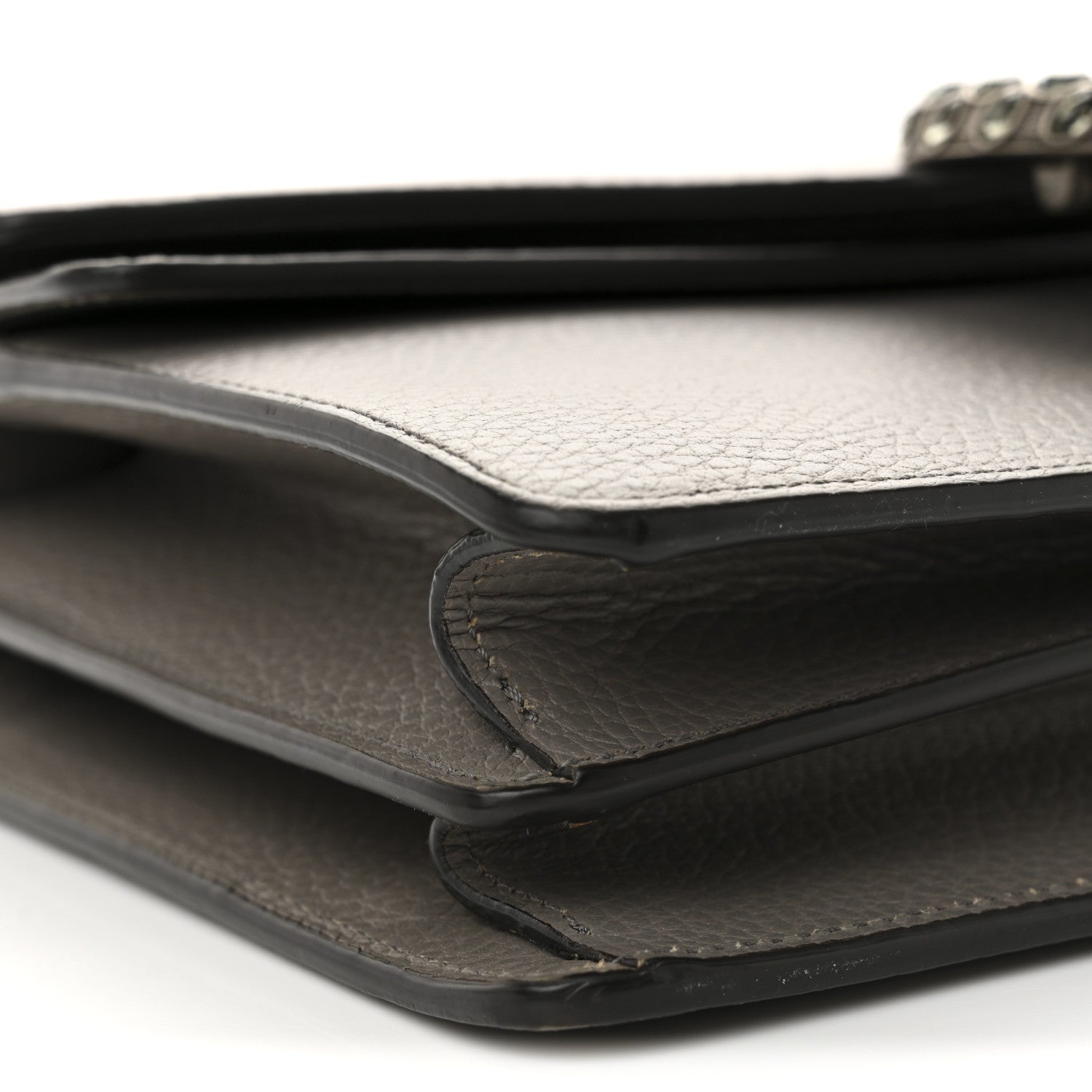 Gucci Pebbled Calfskin Small Dionysus Shoulder Bag Dusty Grey 9 of 12