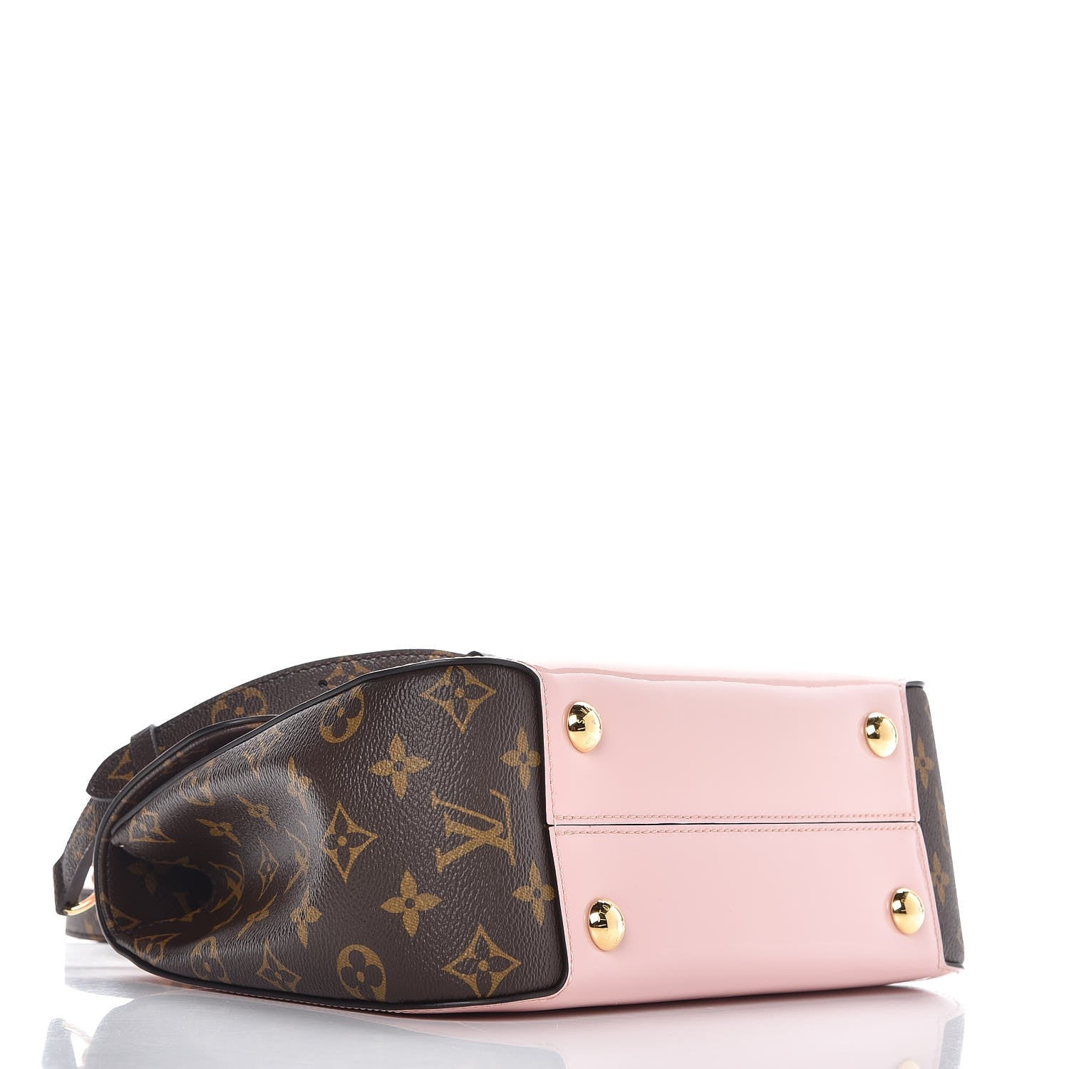 Louis Vuitton Patent Calfskin Monogram Cherrywood PM Rose Ballerine 5 of 8