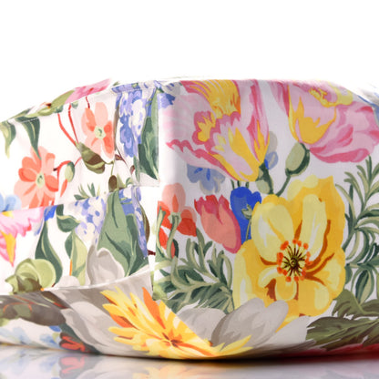Gucci Patent Canvas Frame Logo Floral Print Vertical Tote Multicolor 7 of 8