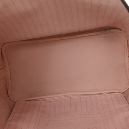 Louis Vuitton Damier Ebene Neo Neverfull MM Rose Ballerine 6 of 14