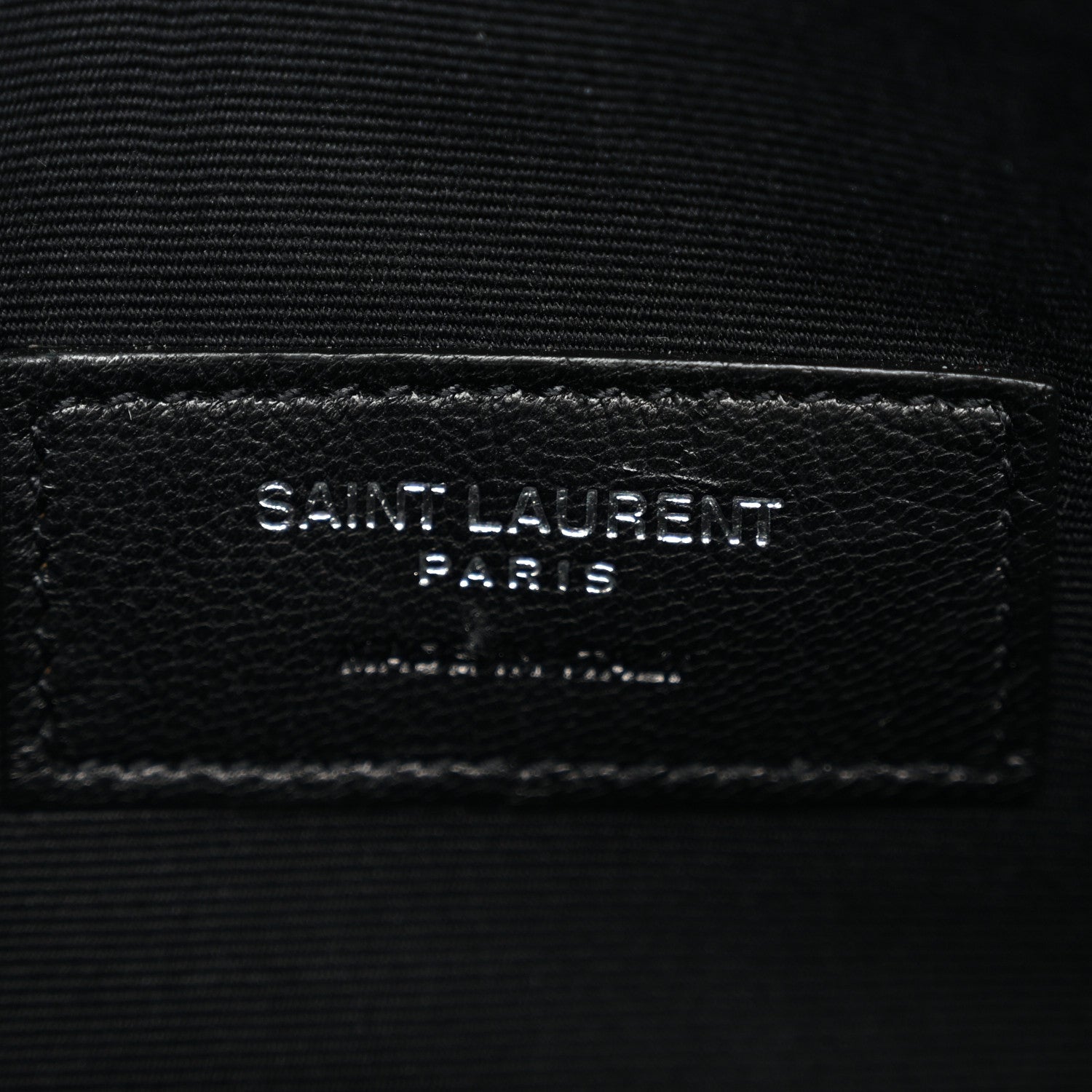 Saint Laurent Patent Grain De Poudre Matelasse Chevron Monogram Bill Pouch Neon Yellow 6 of 8