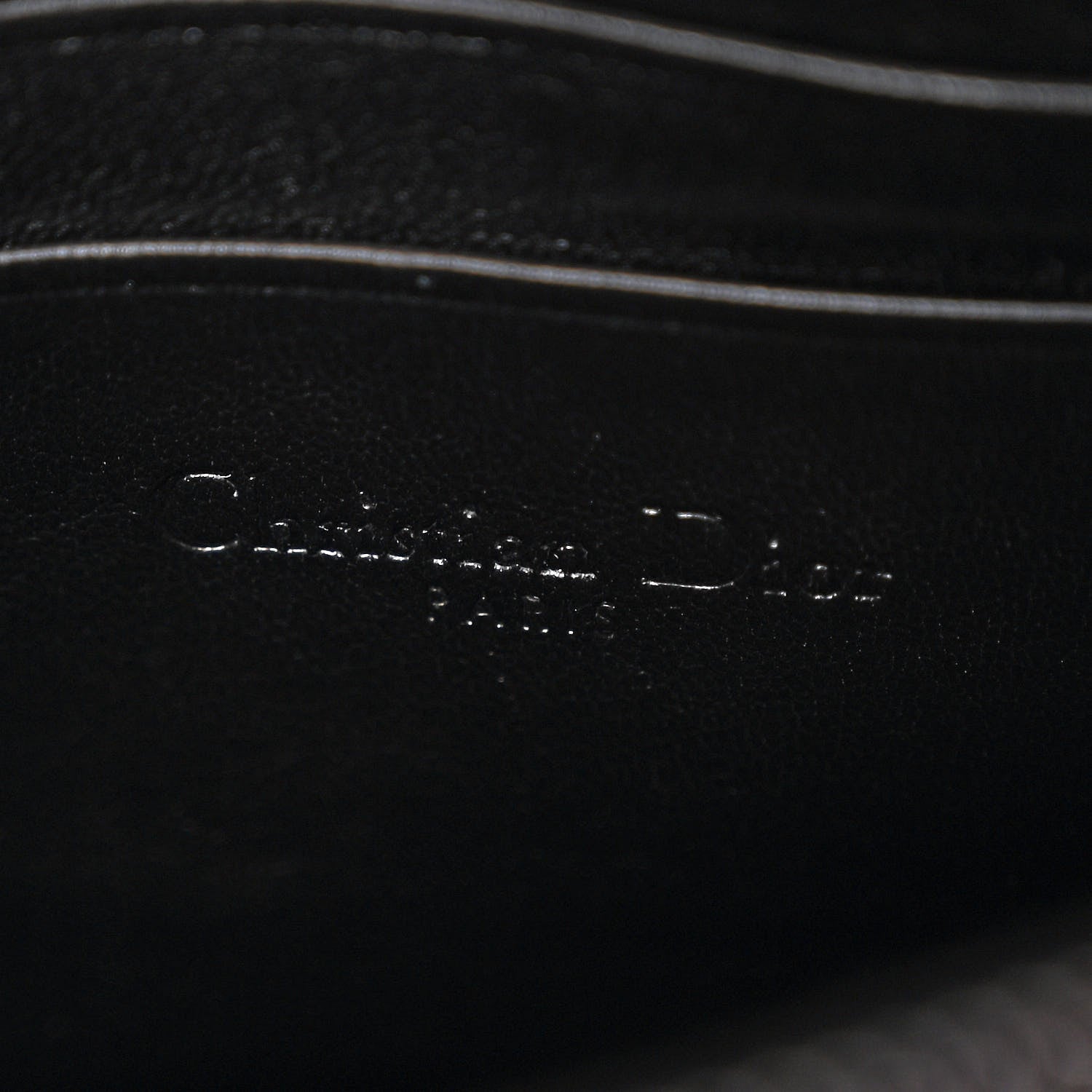 Christian Dior Calfskin Macrocannage Mini Caro Bag Black 7 of 10