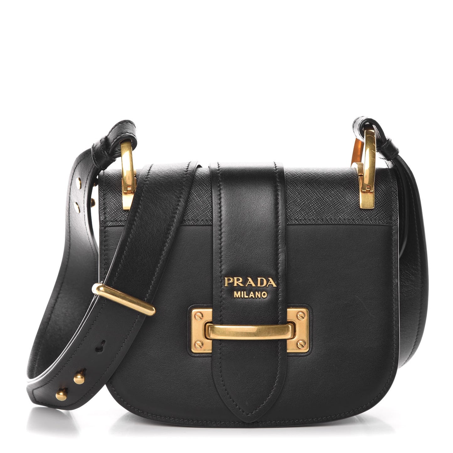 City Calf Saffiano Pionniere Bag Black