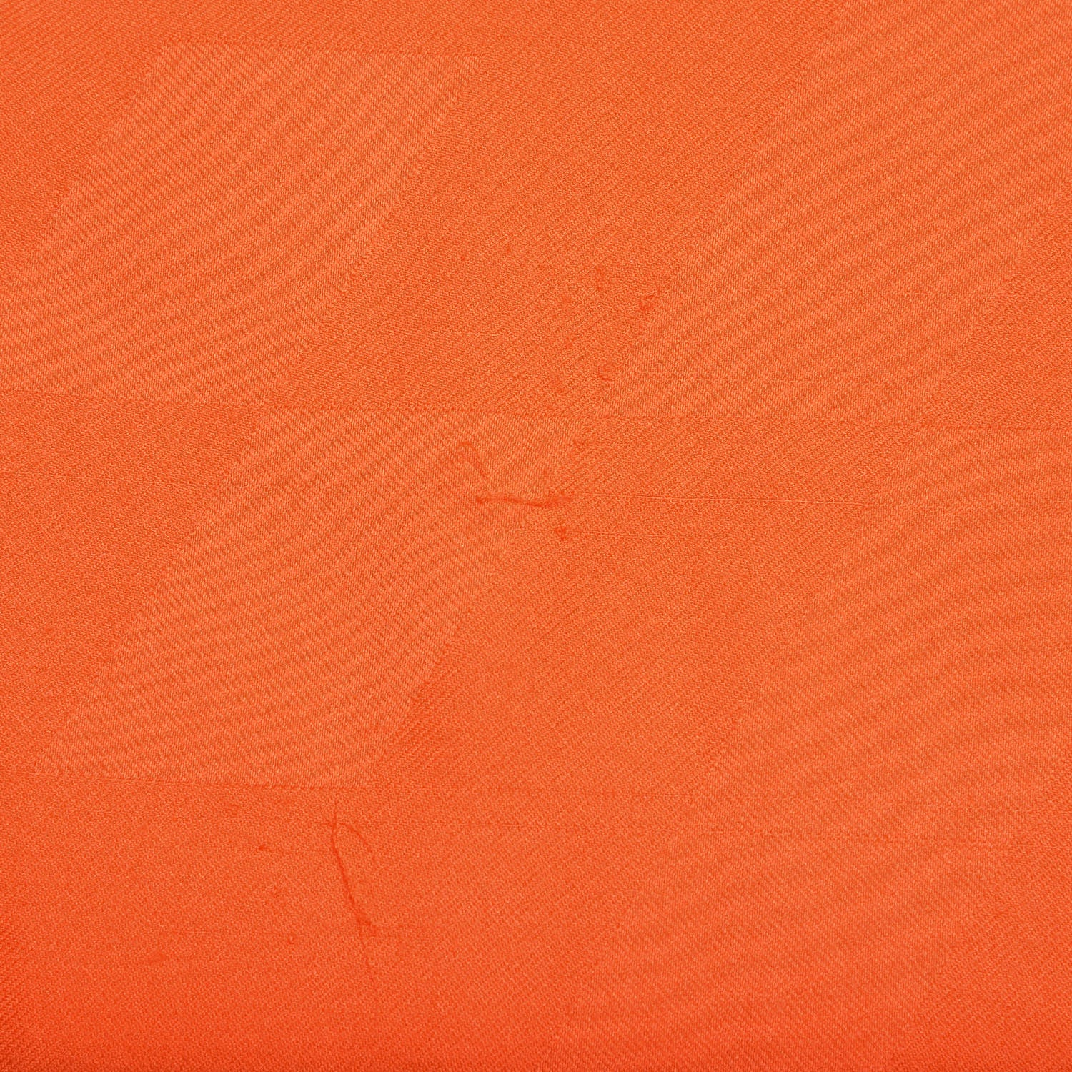 Hermes Cashmere Silk Stole Orange 6 of 6