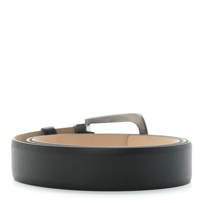 Chanel Calfskin Belt 95 38 Black 2 of 7