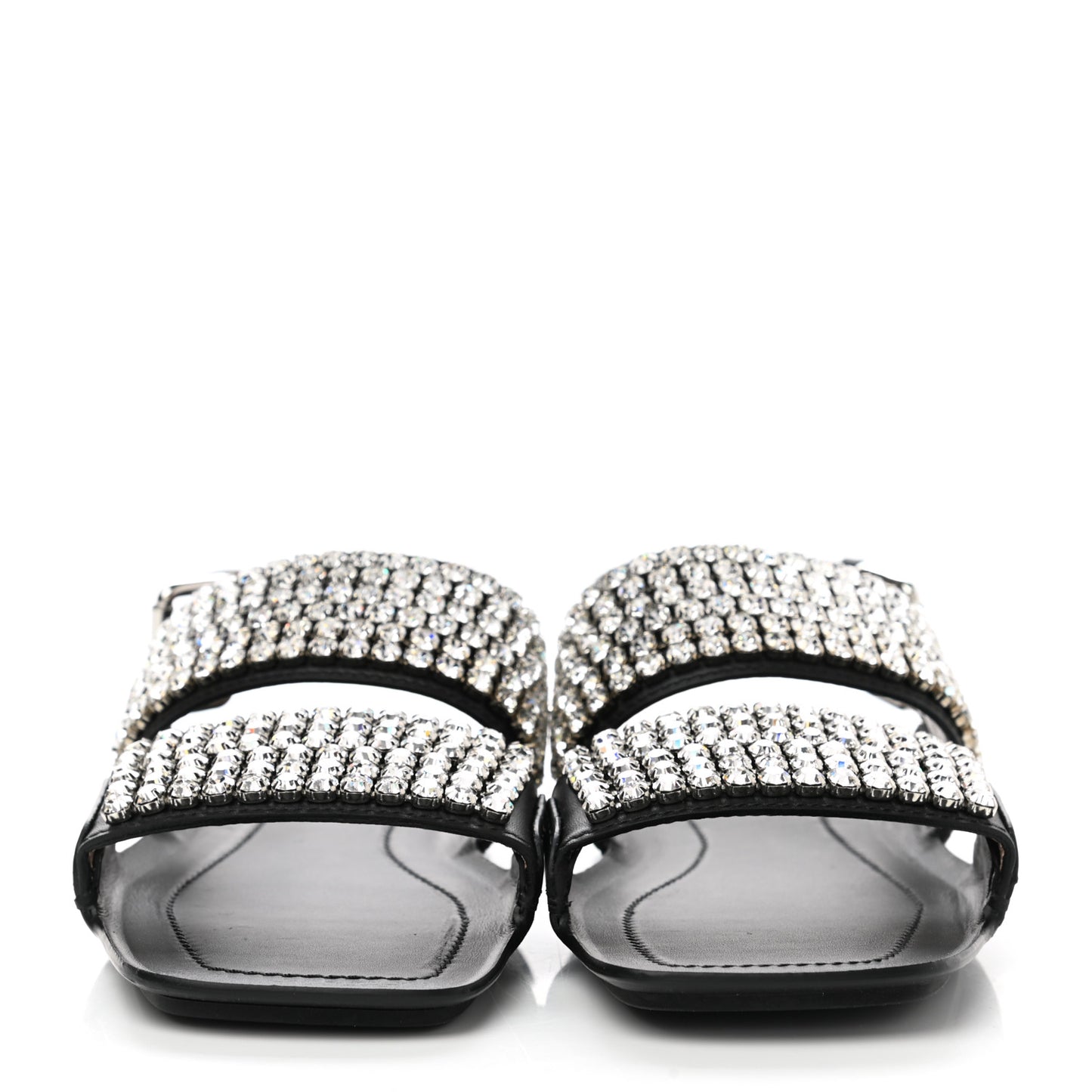 Napa Crystal Sandal 37 Black