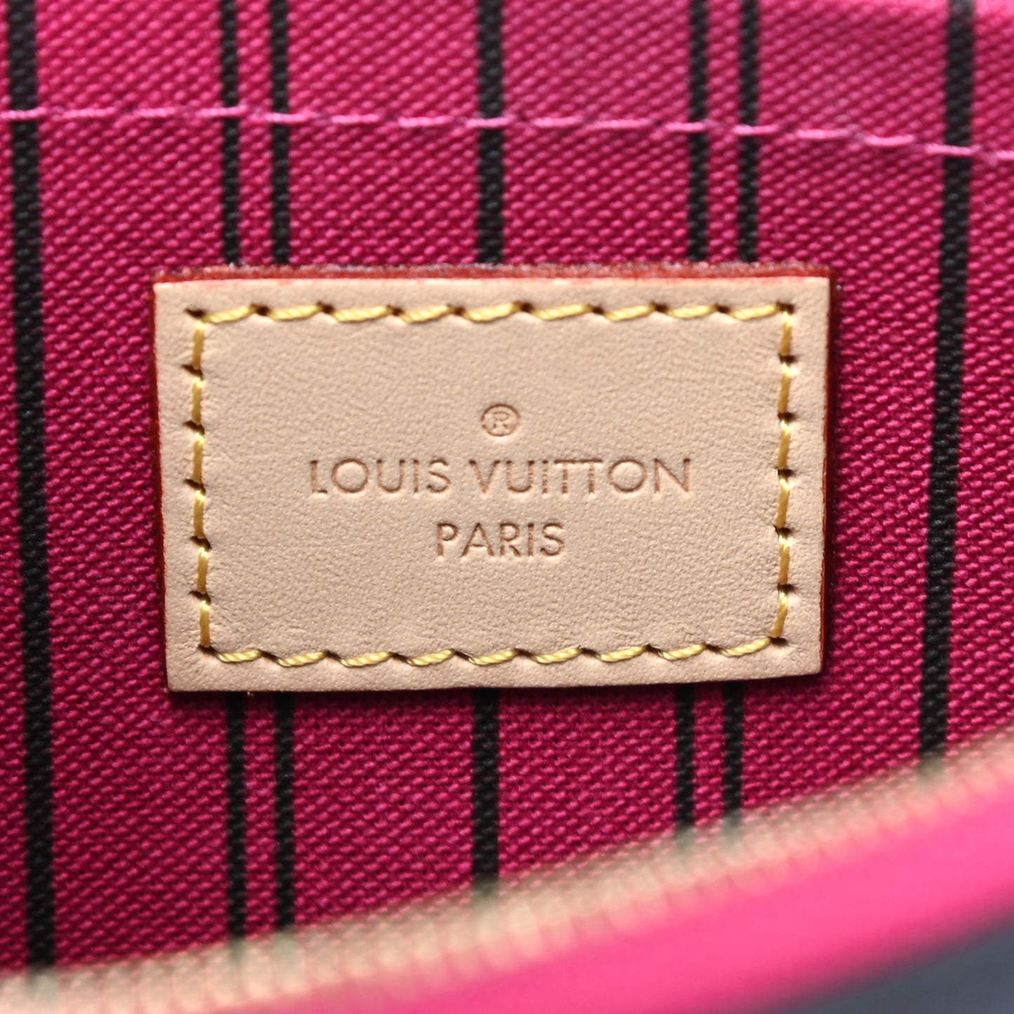 Monogram Neverfull MM GM Pochette Pivoine
