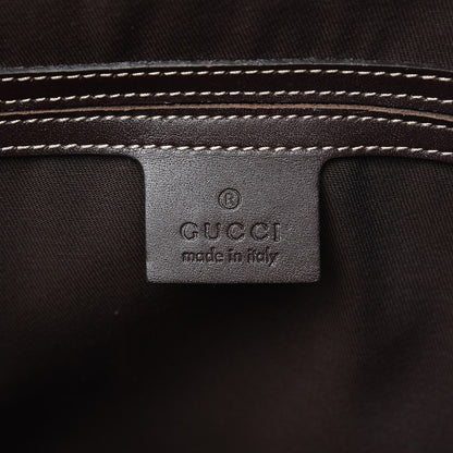 Gucci GG Supreme Monogram Selleria Calfskin Small Flap Messenger Bag Beige Ebony Cocoa Dark Chocolate 7 of 8