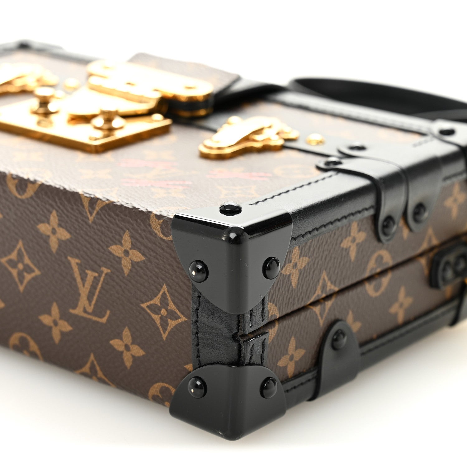 Louis Vuitton Monogram Petite Malle Black 9 of 9