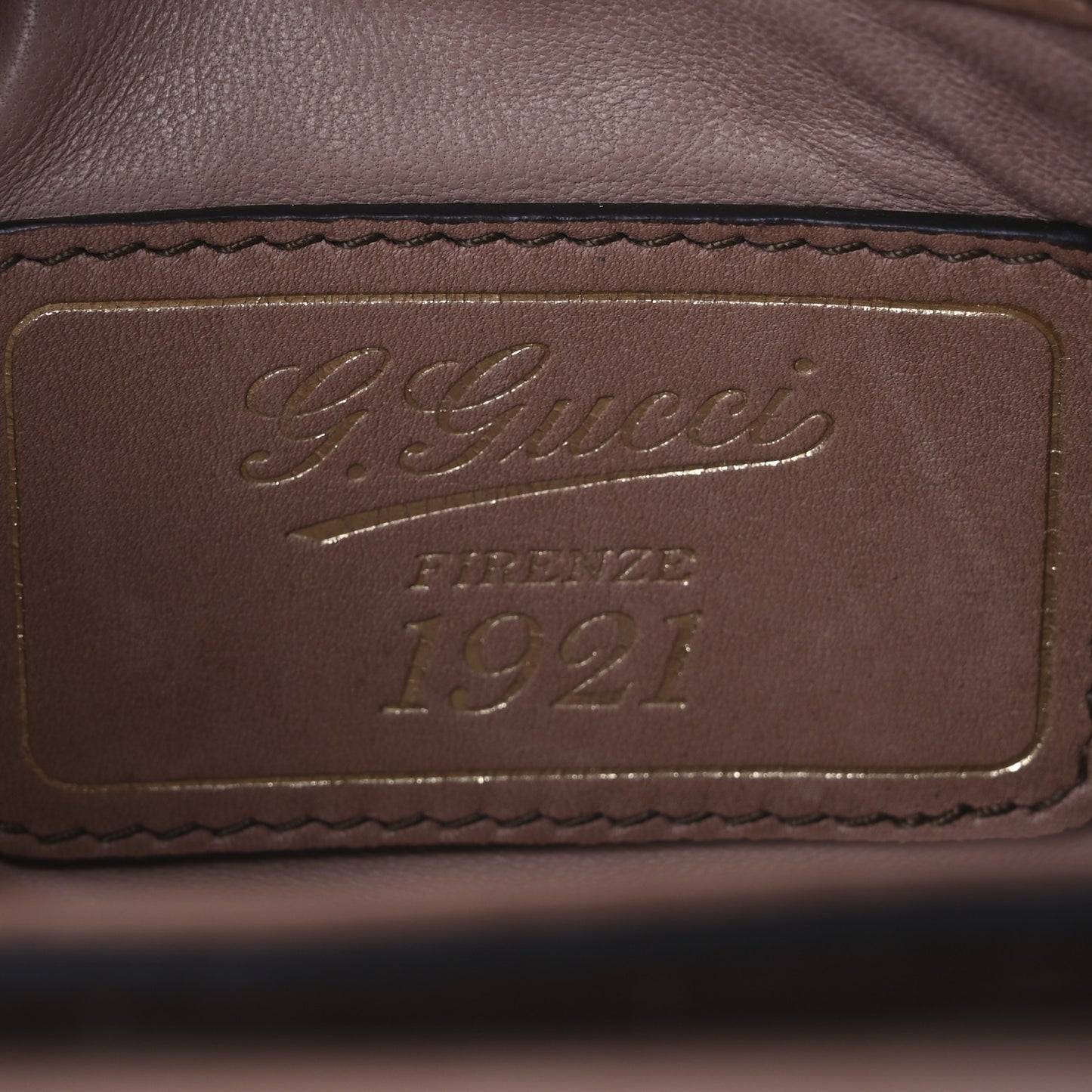 Crocodile Horsebit 1921 Clutch Light Brown