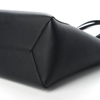 Louis Vuitton Calfskin Lockme Cabas Black 7 of 10