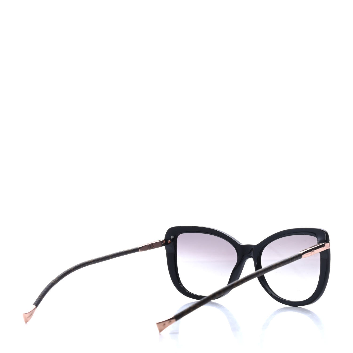Louis Vuitton Monogram Acetate Charlotte Sunglasses Z0781W Black 4 of 4