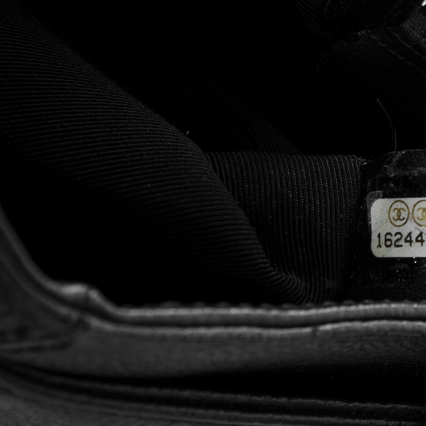 Calfskin Cerf Executive Shopper Tote Black