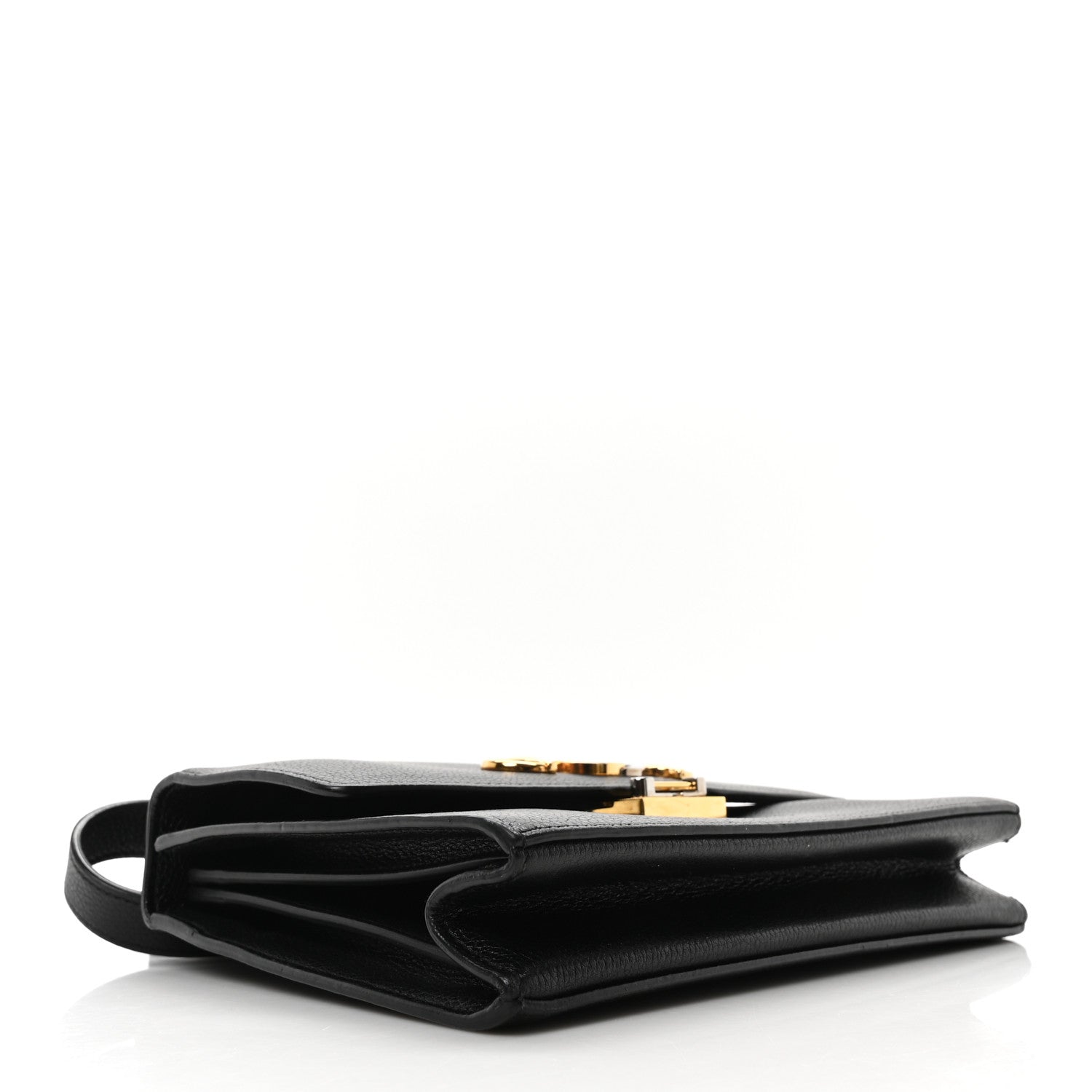 Gucci Grainy Calfskin Small Zumi Shoulder Bag Black 4 of 10