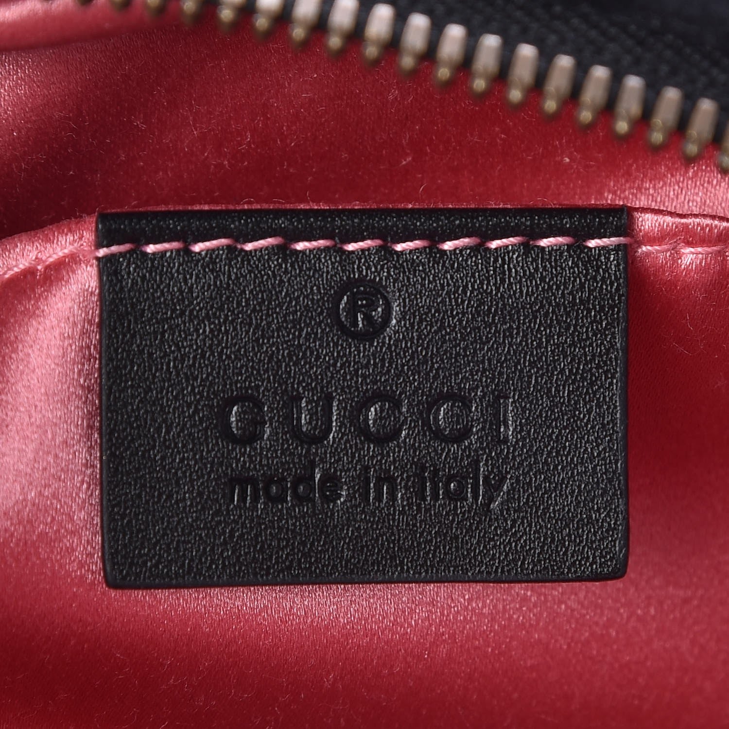 Gucci Velvet Matelasse GG Marmont Belt Bag 85 34 Black 6 of 8