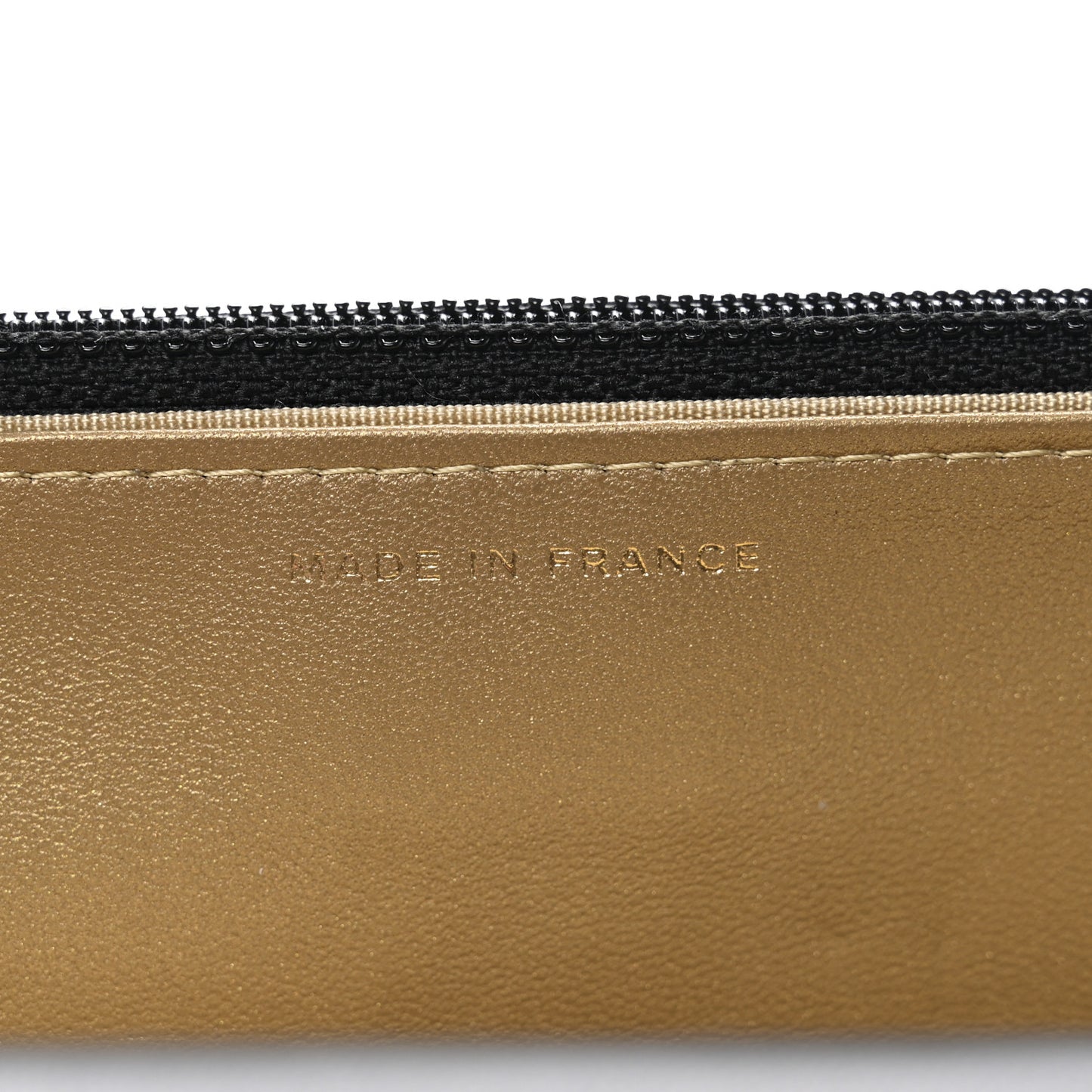 Lambskin Quilted CC Pearl Crush Wallet on Chain WOC Black