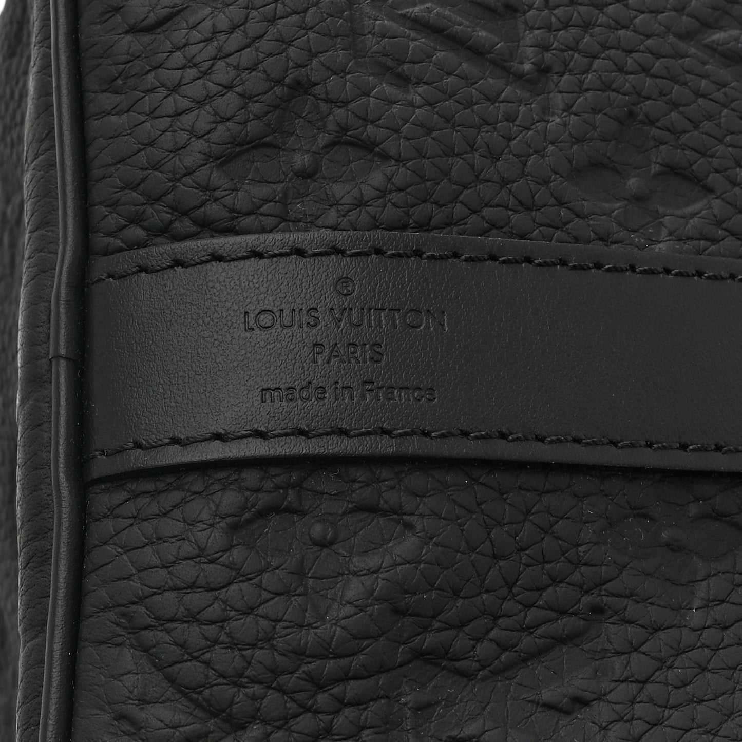Monogram Taurillon Keepall Bandouliere 35 Black