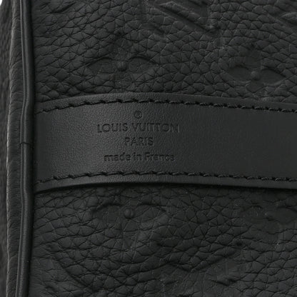 Louis Vuitton Monogram Taurillon Keepall Bandouliere 35 Black 6 of 9