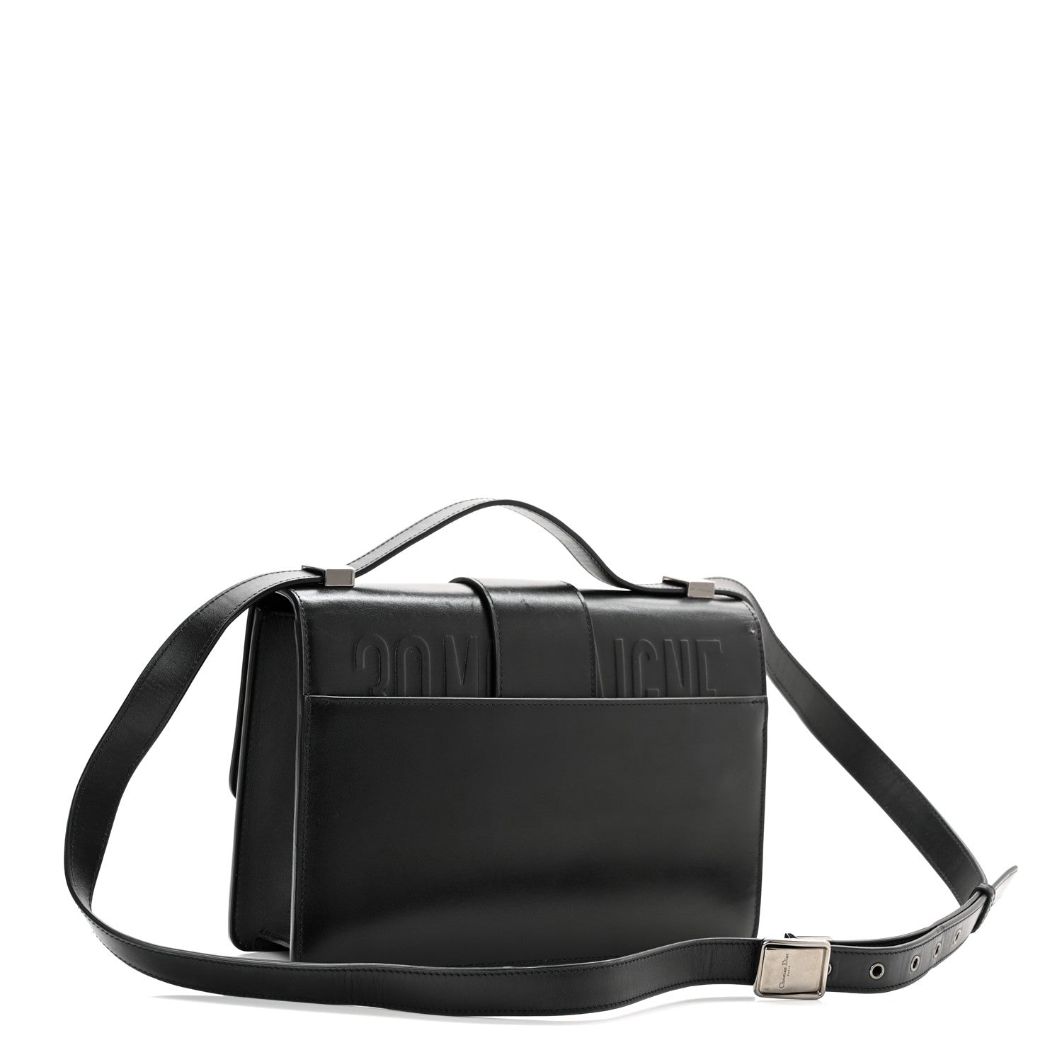 Christian Dior 30 Montaigne Flap Bag Black 3 of 12