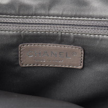 Chanel Lambskin Square Stitched Lax Accordion Shoulder Bag Black 6 of 13