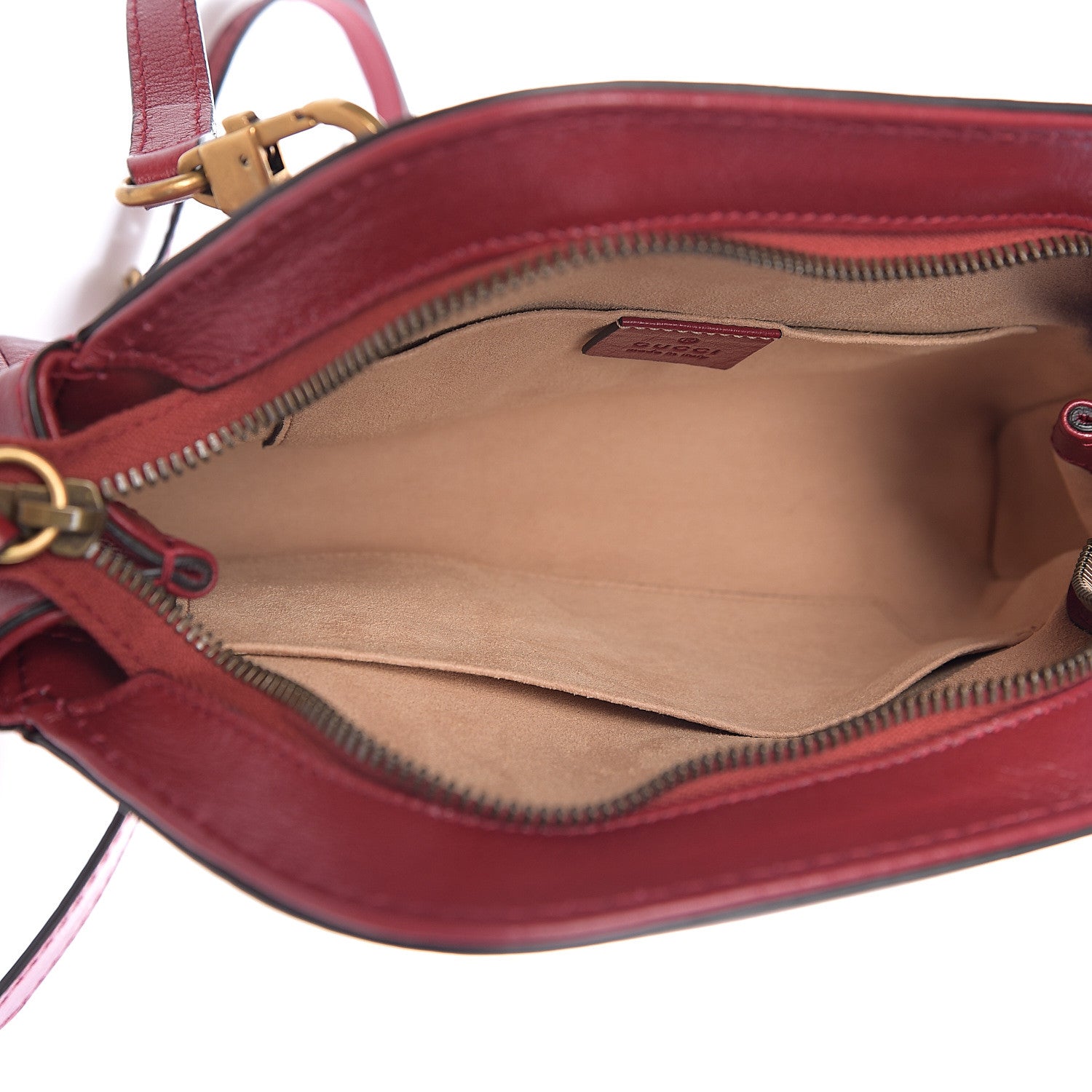 Gucci Piuma Lux Calfskin Small Re(Belle) Crossbody Bag Romantic Cerise 4 of 9