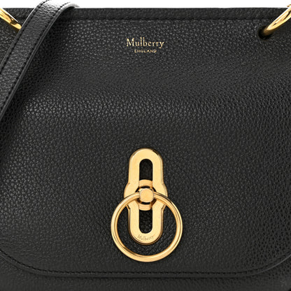 Mulberry Small Classic Grain Calfskin Small Amberley Satchel Black 7 of 11