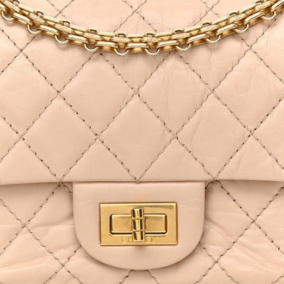 Chanel Aged Calfskin Quilted 2.55 Reissue 225 Flap Beige 8 of 10