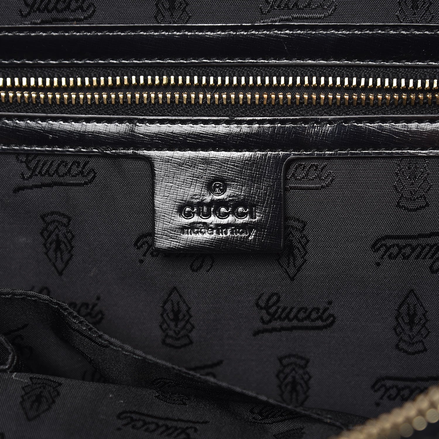 Gucci Dialux Pop Bamboo Top Handle Tote Black 6 of 12