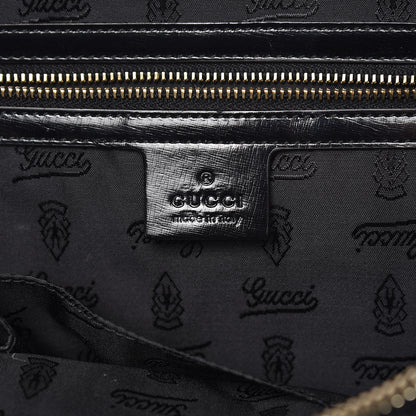 Gucci Dialux Pop Bamboo Top Handle Tote Black 6 of 12