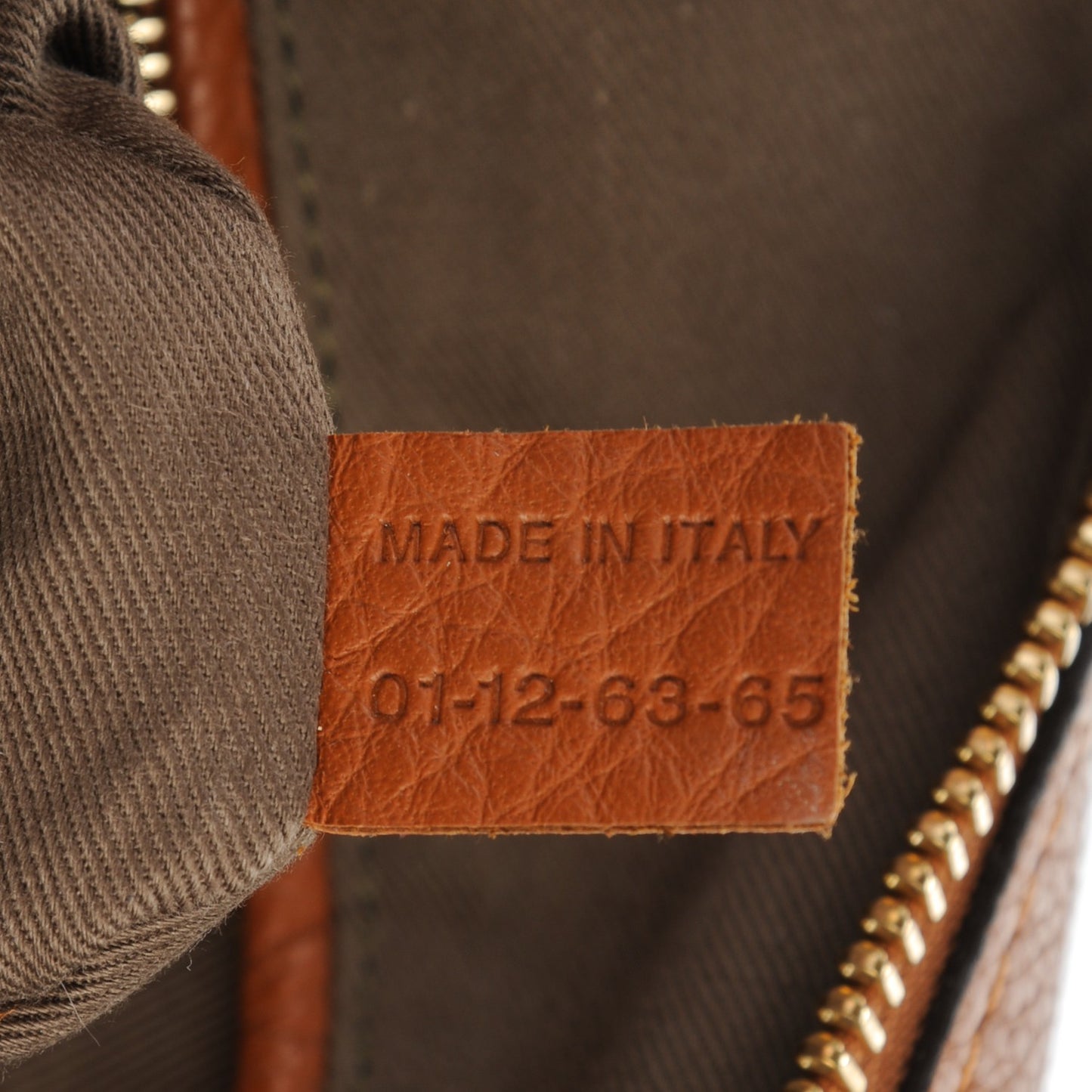 Calfskin Large Marcie Satchel Tan