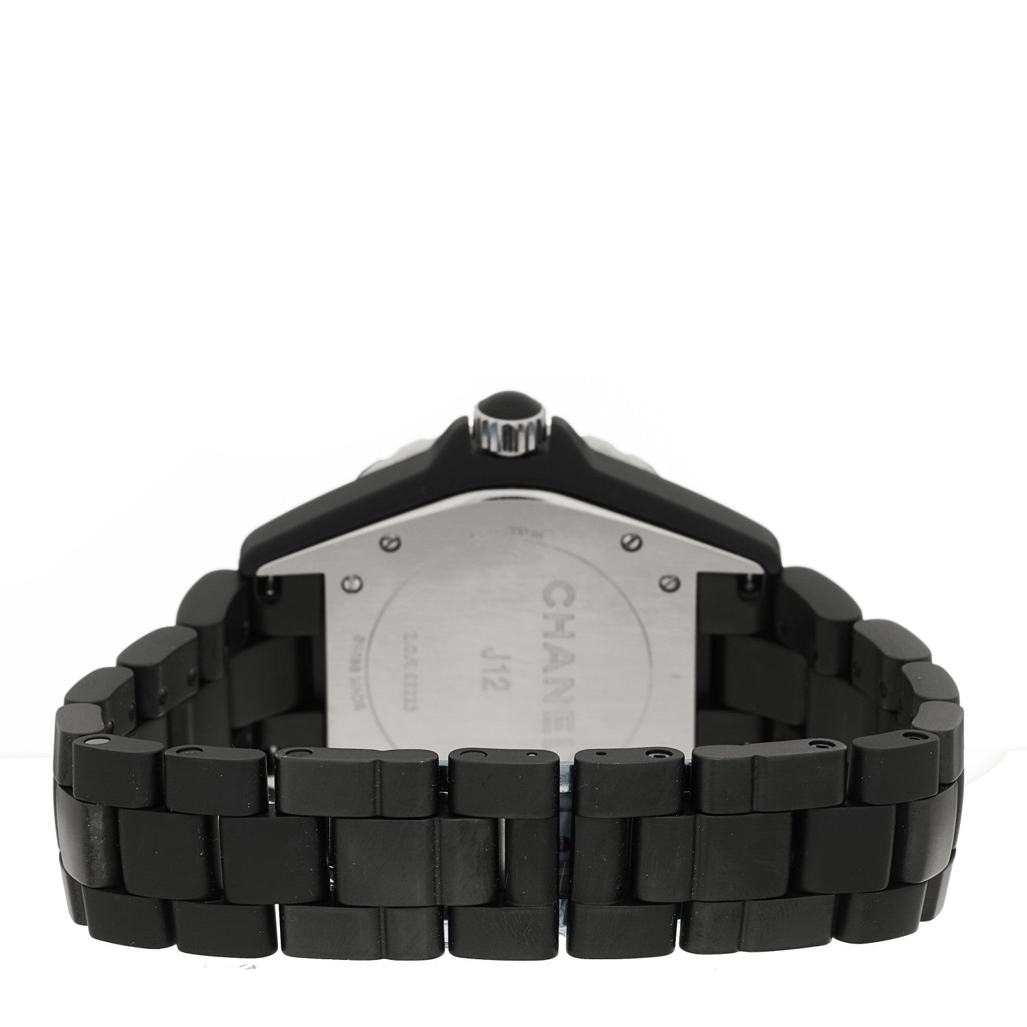 Chanel Stainless Steel Matte Ceramic 41mm J12 Automatic Watch Black 3 of 5