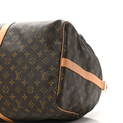 Louis Vuitton Monogram Keepall Bandouliere 55 8 of 8