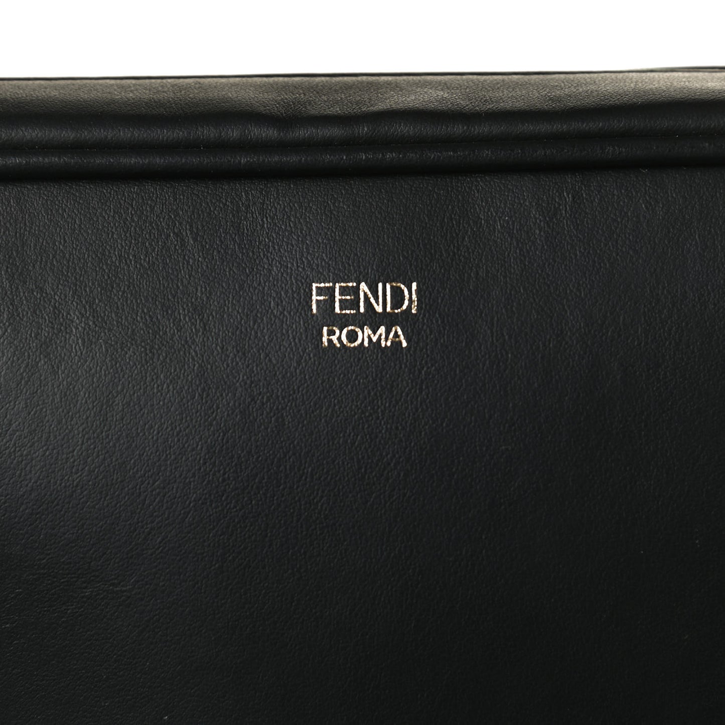 Vitello Century Bi-Color FF 1974 Embossed Mini Camera Case Maya Black