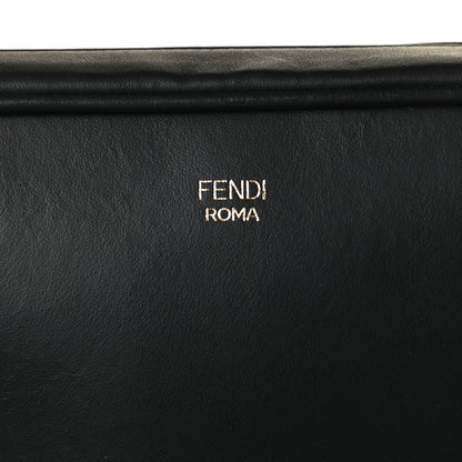Fendi Vitello Century Bi-Color FF 1974 Embossed Mini Camera Case Maya Black 14 of 15