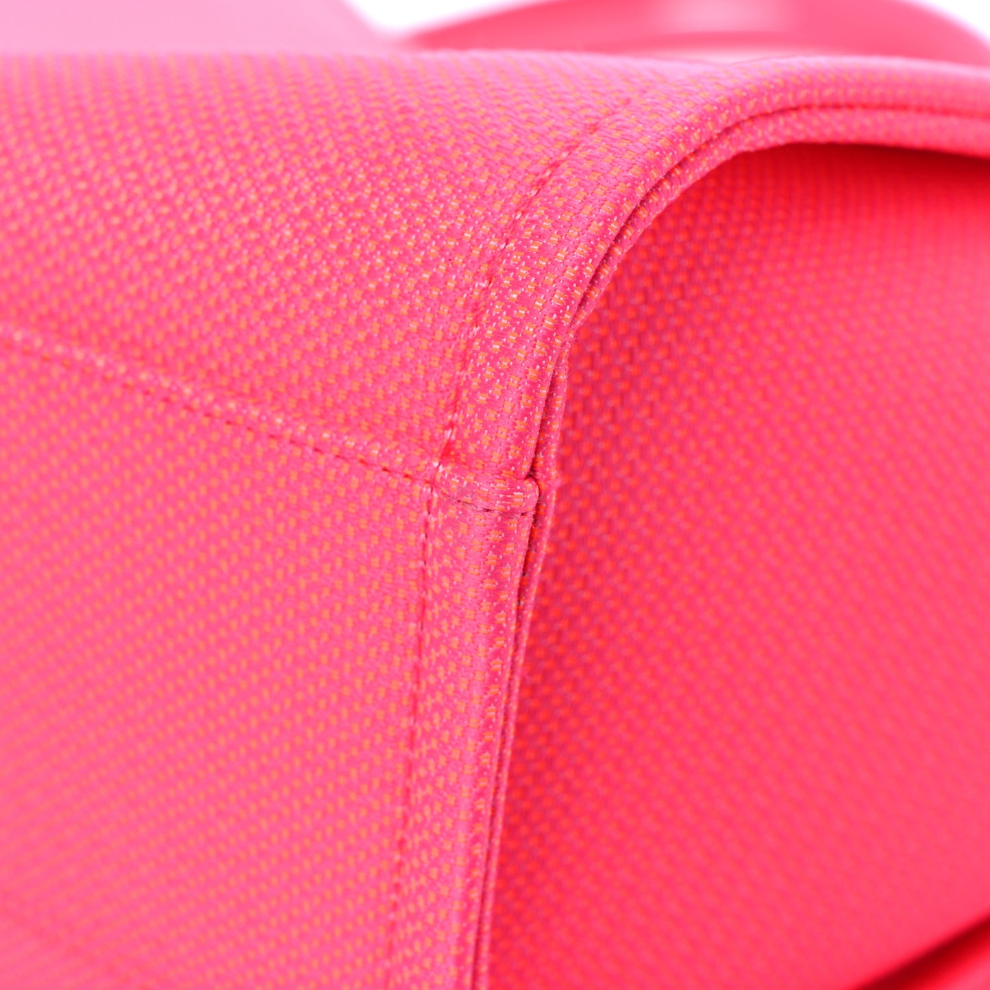 Mixed Fibers Small Deauville Tote Pink Orange