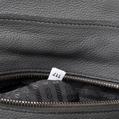 Prada Toro Top Handle Flap Satchel Marmo 11 of 12