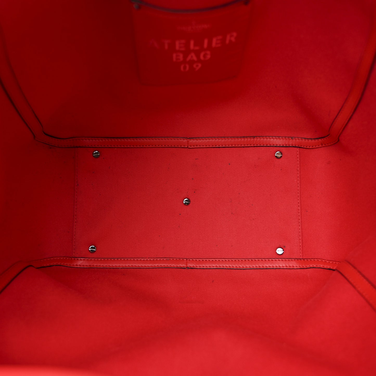 Canvas Atelier 02 Bow Edition Small Tote Bag Red