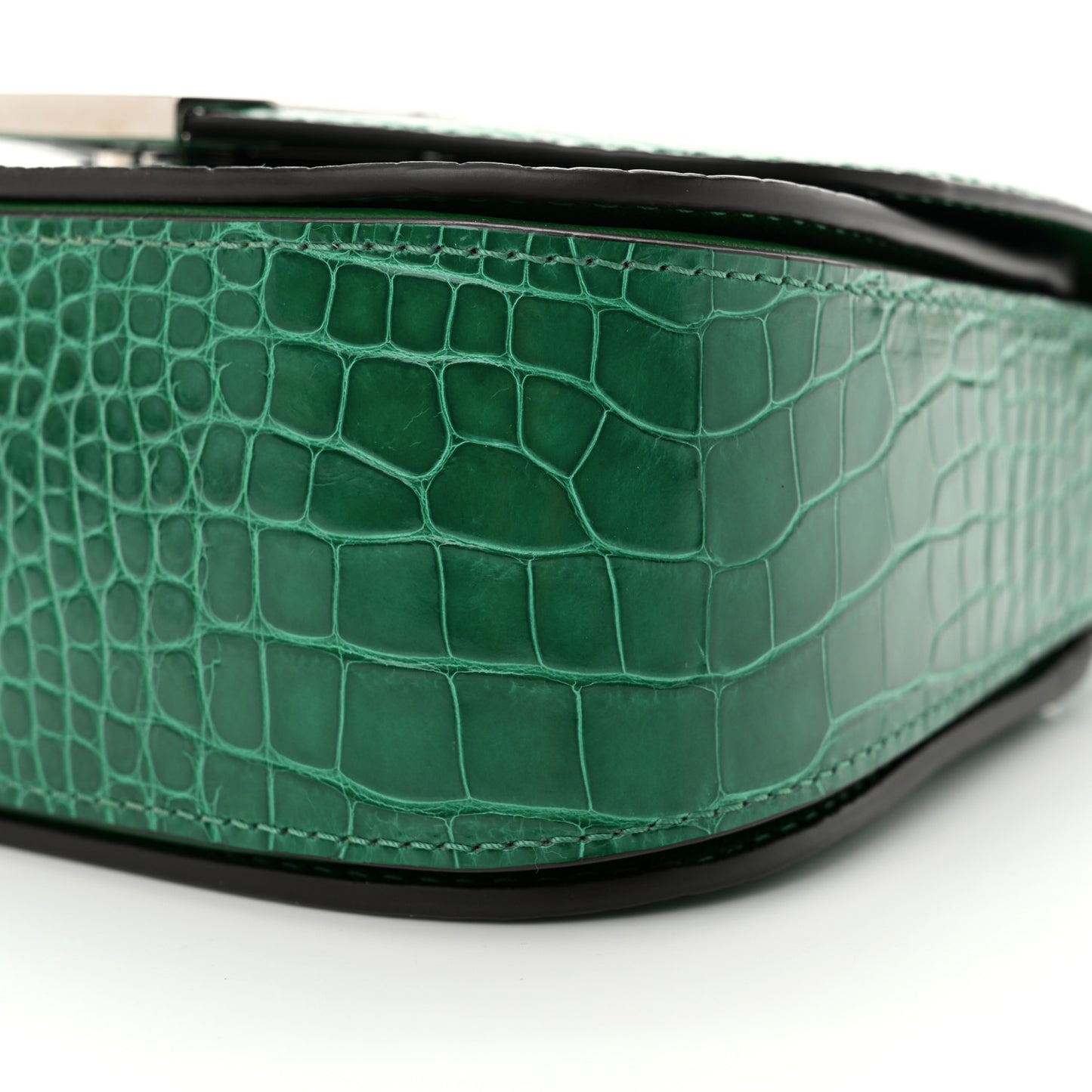 Shiny Alligator Vivienne NM Green