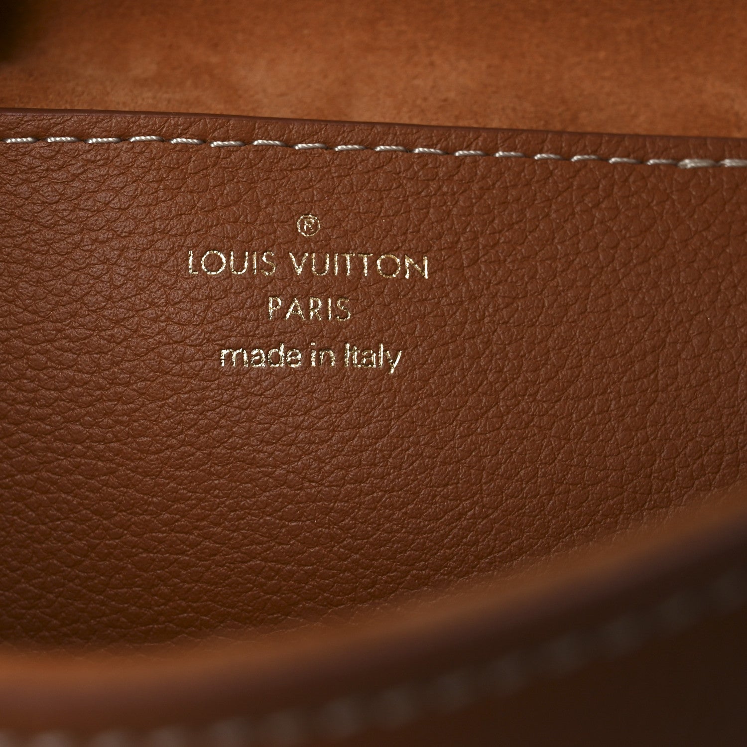 Louis Vuitton Calfskin Soft Twist Shoulder Bag Cognac 6 of 9