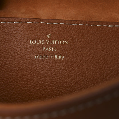 Louis Vuitton Calfskin Soft Twist Shoulder Bag Cognac 6 of 9