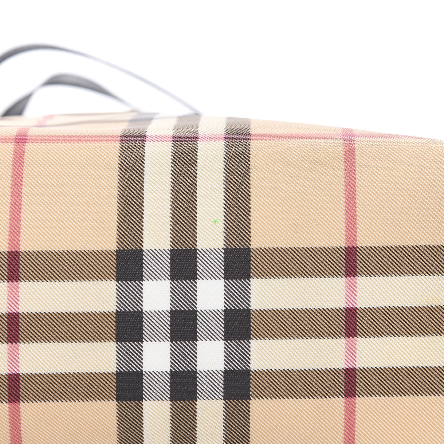 House Check Medium Tote Black