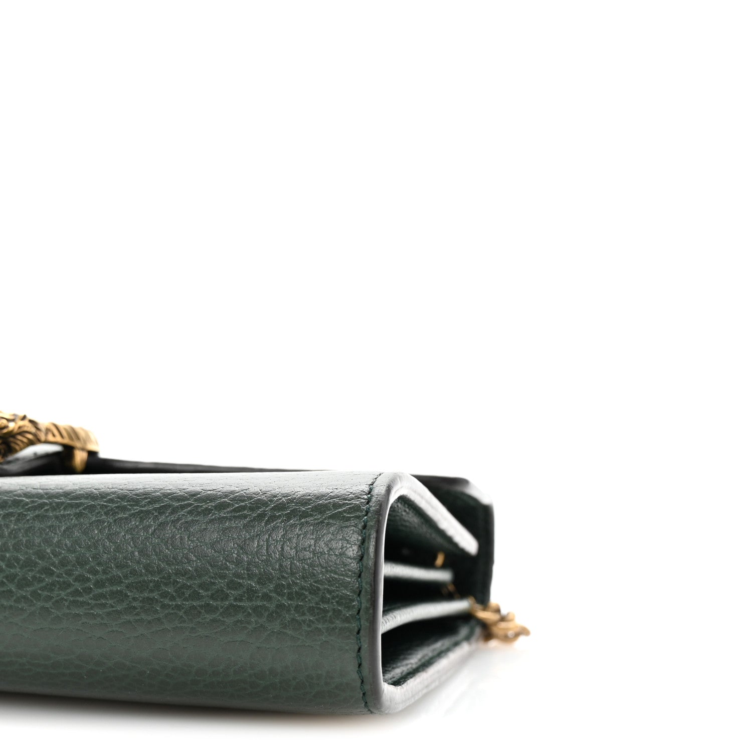 Gucci Calfskin Garden Dionysus Chain Wallet Emerald 10 of 10