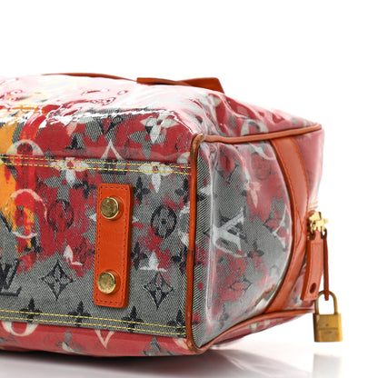 Louis Vuitton Monogram Richard Prince Weekender Satchel 9 of 14
