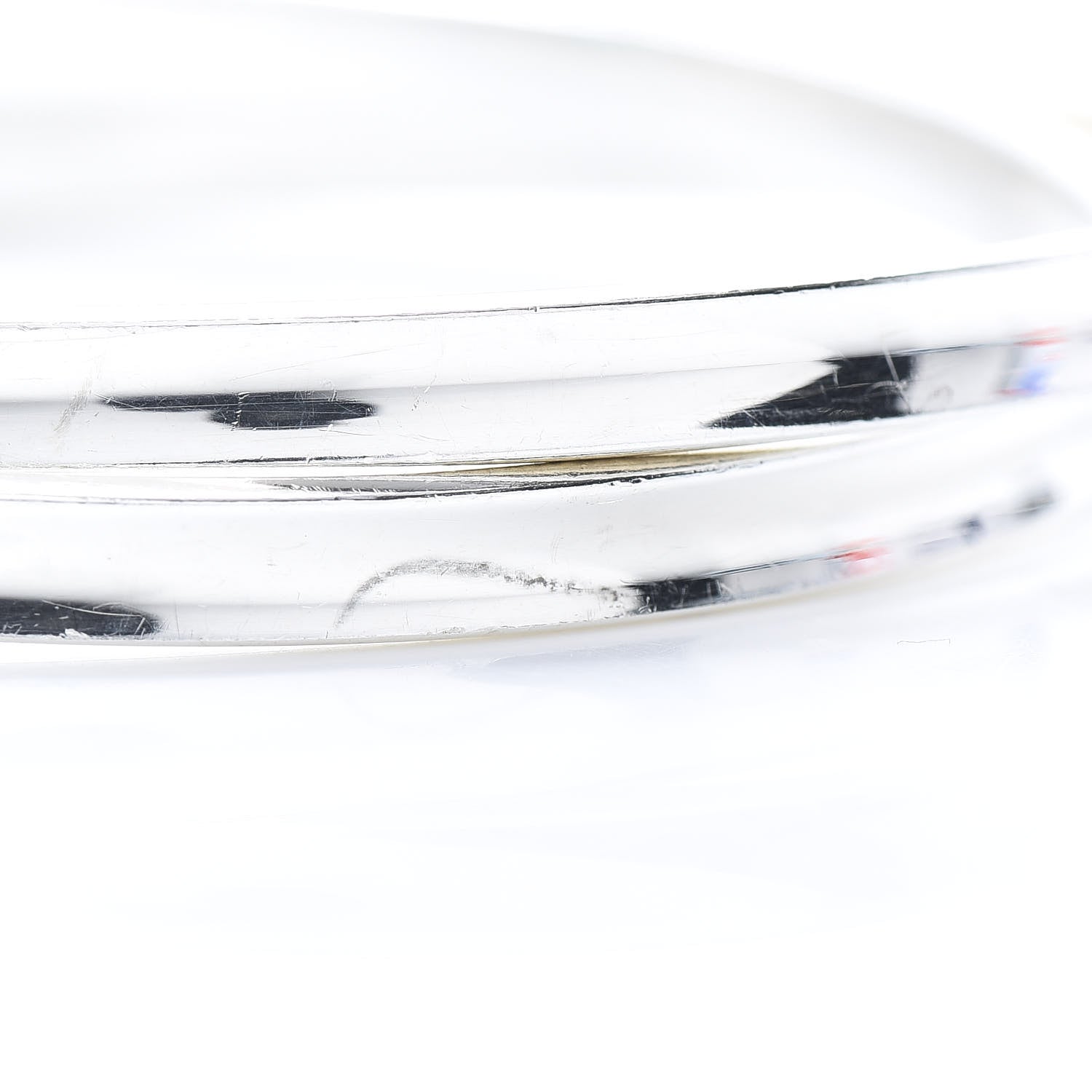 Tiffany Sterling Silver 1837 Interlocking Bangle Bracelet 6 of 8