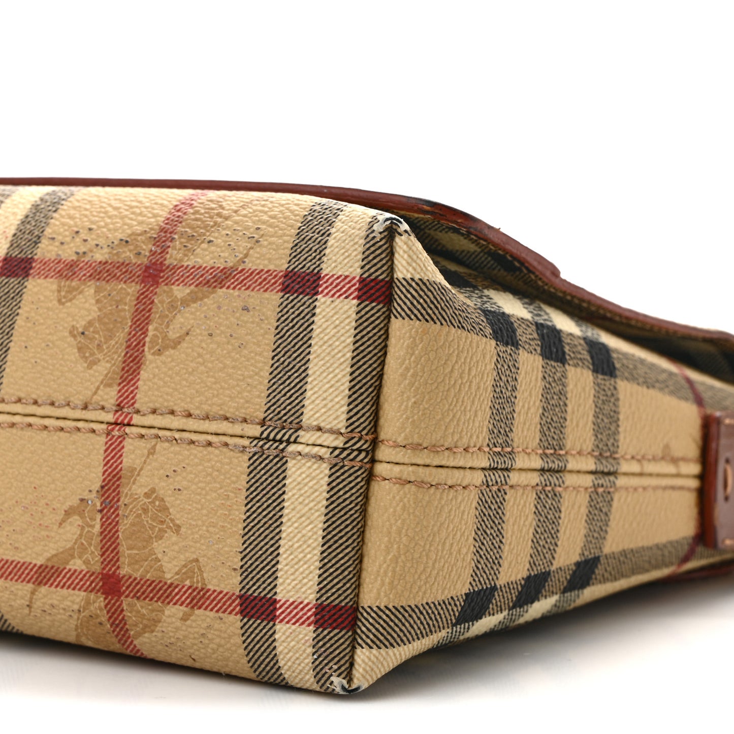 Haymarket Check Shoulder Bag Brown