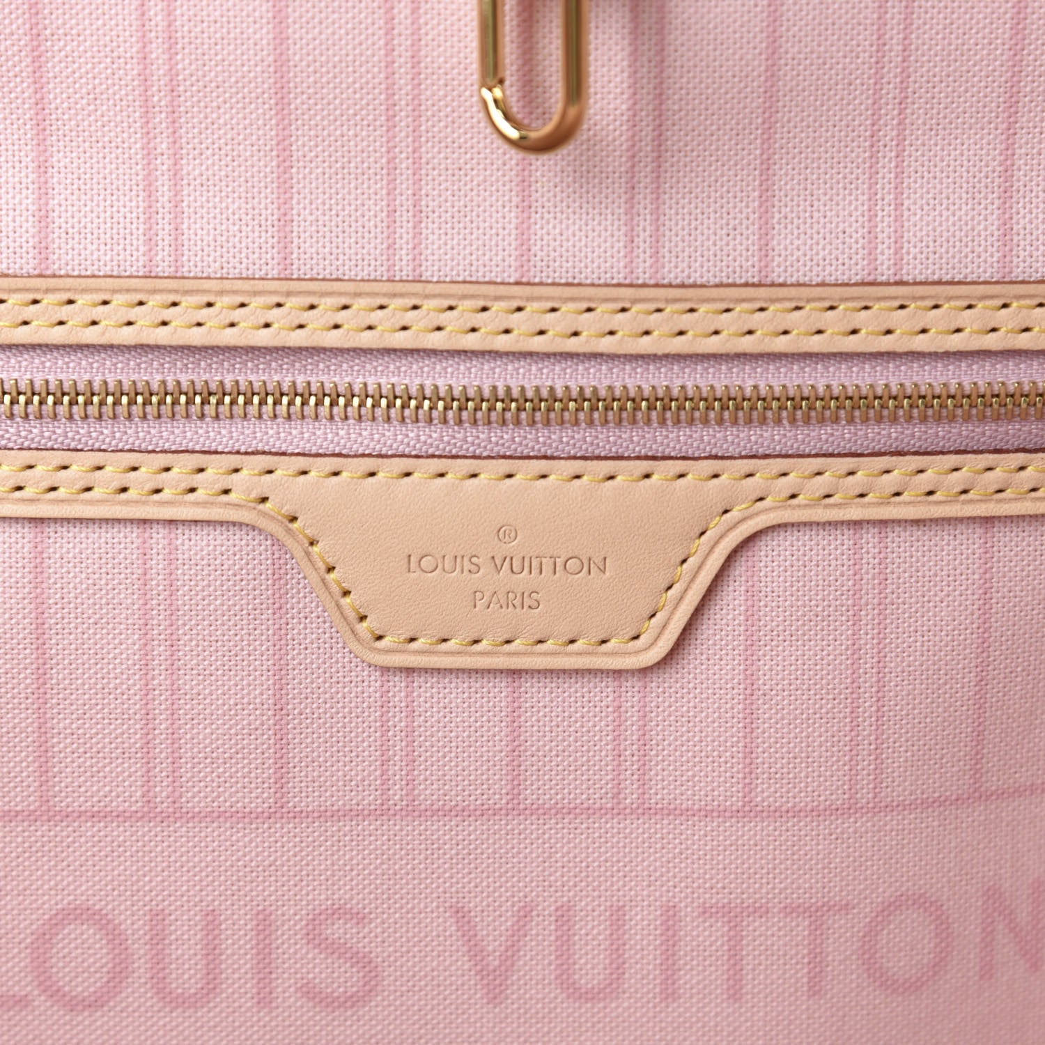 Louis Vuitton Damier Azur Neo Neverfull MM Rose Ballerine 8 of 11