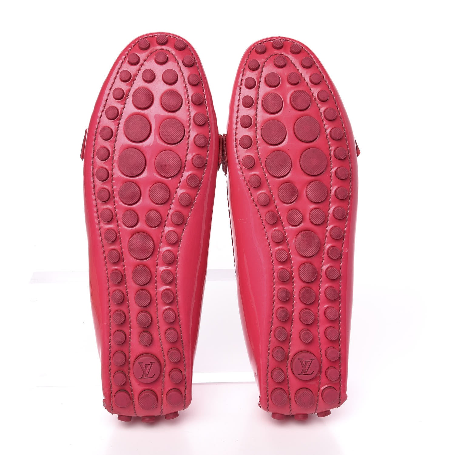 Louis Vuitton Patent Calfskin Oxford Loafers 39.5 Rose Indien 5 of 8
